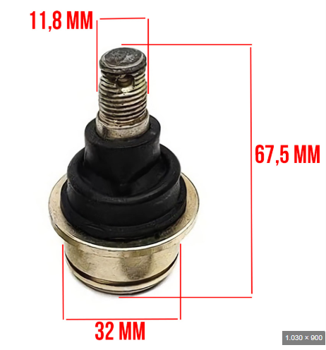 PIVOT INFERIOR ODES 800 UTV 32MM [4]