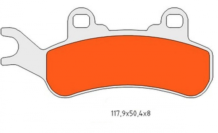 PLACUTE FRANA FATA DREAPTA SINTER CAN-AM Commander 1000 / Defender 1000 / Maverick 1000 [3]
