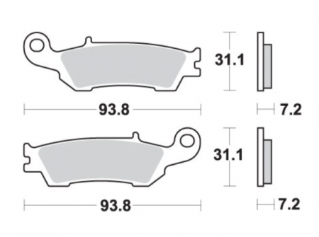PLACUTE FATA YAMAHA YZ 125 08-, WR 250 15-, YZ 250 07-, WR 450 16-, YZ 450 08- [2]