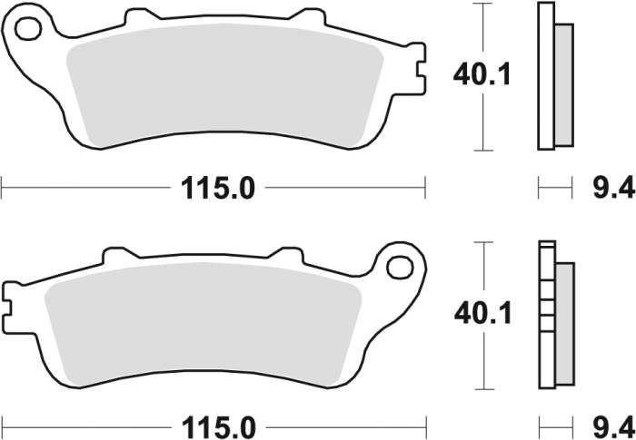 PLACUTE FRANA FATA HONDA NT 650 V 02-05, VFR 800 98-05, XL 1000 V 99-03 STX 1300 02-08, GL 1800 01-16 [2]