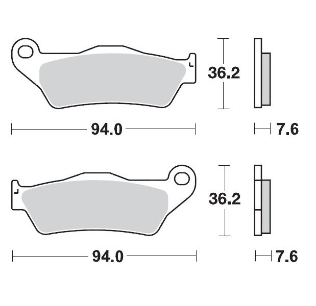PLACUTE FRANA FATA KTM EXC / SX 125 / 250 / 300 / 450 /520 / 525 TOATE MODELELE [2]