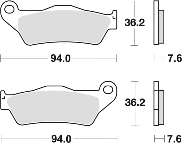 PLACUTE FRANA FATA KTM SX125 / SX250 / 300 / 450 / EXC-F 250/350/400/450/530 1995-2024 [2]