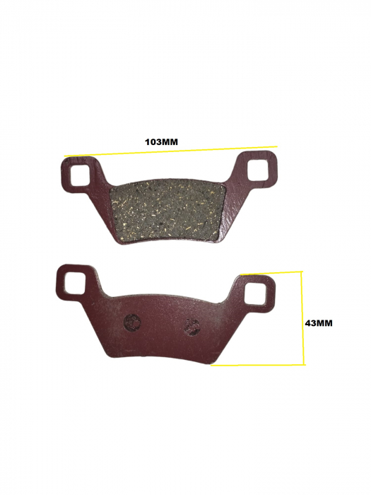 PLACUTE FRANA FATA KYMCO MXU 500 '09-'14, MXU 550 '10-'21, MXU / UXV 700 '13-'21 [4]