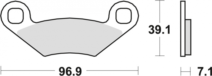 PLACUTE FRANA FATA-SPATE POLARIS SPORTSMAN 500 / 600 / 800 [2]