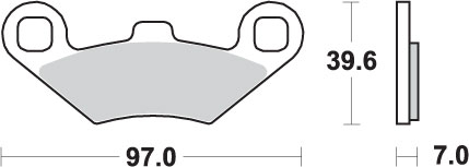 PLACUTE FRANA FATA POLARIS TRAIL BOSS, SPORTSMAN, MAGNUM, BIG BOSS [2]
