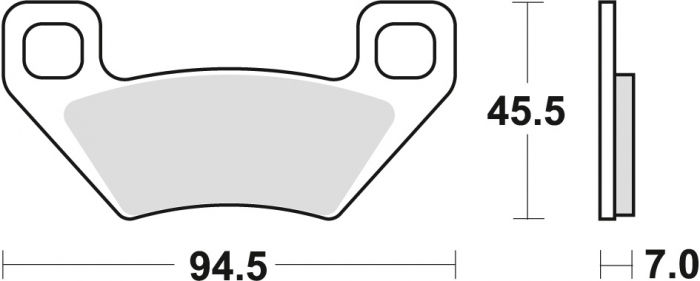 PLACUTE FRANA FATA SAU SPATE ARCTIC CAT 300 / 450  TBX / TRV PROWLER  / KYMCO [3]
