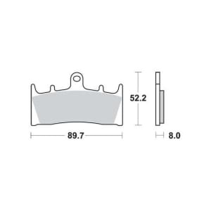 PLACUTE FRANA FATA SUZUKI GSX 1300 / 1400 GSF 1200 KAWASAKI ZZR 600 / ZX-6 636 / ZX-7 [2]