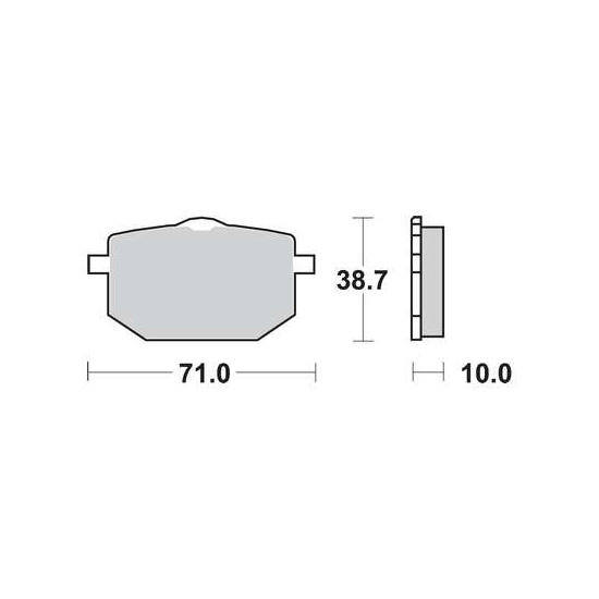 PLACUTE FRANA FATA YAMAHA XT 600 87-90 / XT600Z TENERE 86-91 [2]