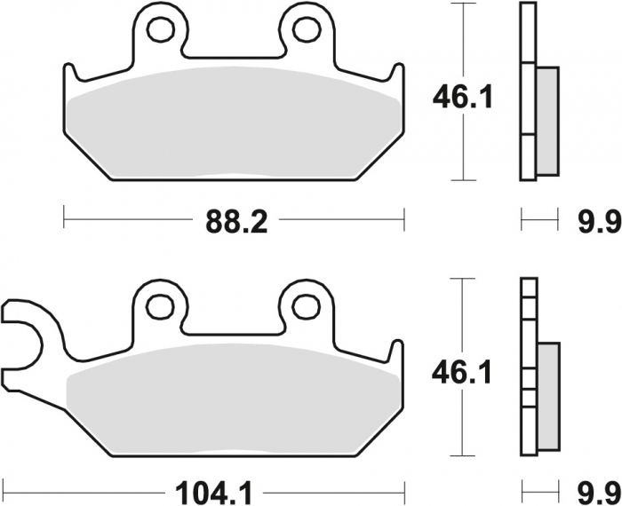 PLACUTE FRANA FATA YAMAHA XT 600 90-03, XTZ 660 91-99 [2]