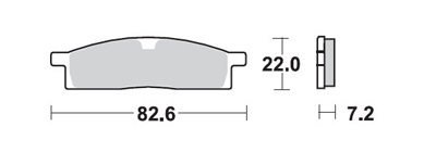 PLACUTE FRANA FATA YAMAHA YZ 80/85 '93-19, YZ 65 '19-20, TTR 125 '00-18 [2]