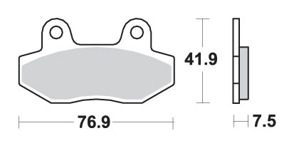 PLACUTE FRANA HYOSUNG , HONDA NS-1, MBX 50 , KYMCO JETIX 125 ,SPIKE 125 , SYM 125, DAELIM CITY ACE 110 [2]