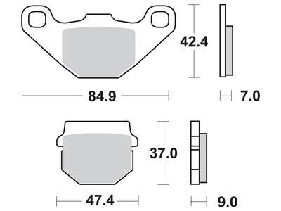 PLACUTE FRANA KAWASAKI / TM RACING / APRILIA / PEUGEOUT / RIEJU / ETON [2]