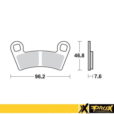 PLACUTE FRANA POLARIS GENERAL / RANGER / RZR / OUTLAW 2006-2019 [5]