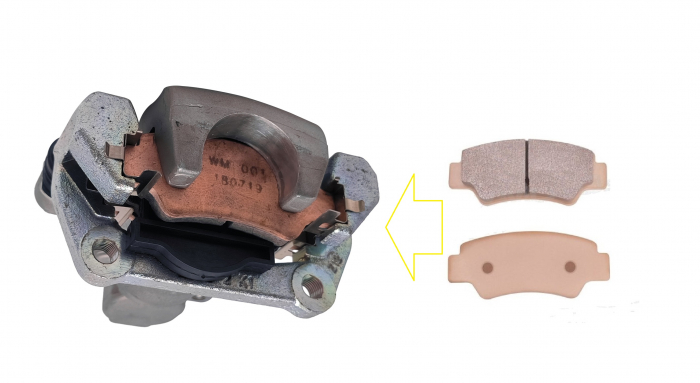 PLACUTE FRANA SPATE CFMOTO 400/450/550/600/1000 2018-2024 [2]