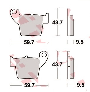 PLACUTE FRANA SPATE HONDA CR 125/CRF 250/450 [2]
