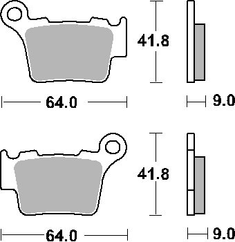 PLACUTE FRANA SPATE HUSQVARNA CR, FE, SM, TC, TE, TX, WR, WR/E; KTM EXC, EXC-E, EXC-F 125-560 2003-2018 [2]