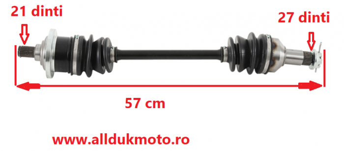 PLANETARA COMPLETA FATA STANGA / DREAPTA  ARCTIC CAT 400 / 500 / 650  02-05 [1]