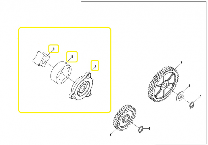 POMPA ULEI CFMOTO CFORCE / UFORCE / ZFORCE 800 / 820 2012-2019 [2]