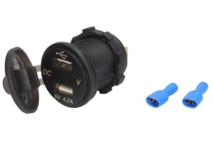 PRIZA USB (AFISAJ TENSIUNE) 12/24VOLTI [2]
