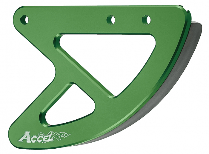 PROTECTIE DISC SPATE KAWASAKI KXF 250/450 '05-'17, KX 125/250 '05-'08 (ALUMINIU), VERDE [1]