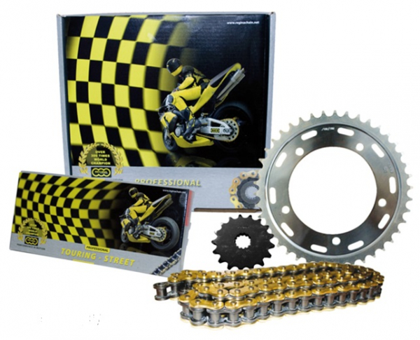 KIT LANT + PINIOANE REGINA KIT BMW F 650 93-00 (16/47/110 / 520ZRE) CHAIN UP TO 650 CCM GOLDEN ENDURO (Z-RING), P / T SUNSTAR GEAR [1]