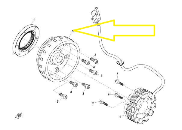 ROTOR MAGNETOU CFMOTO 800 / 850 EPS (14-22) [3]