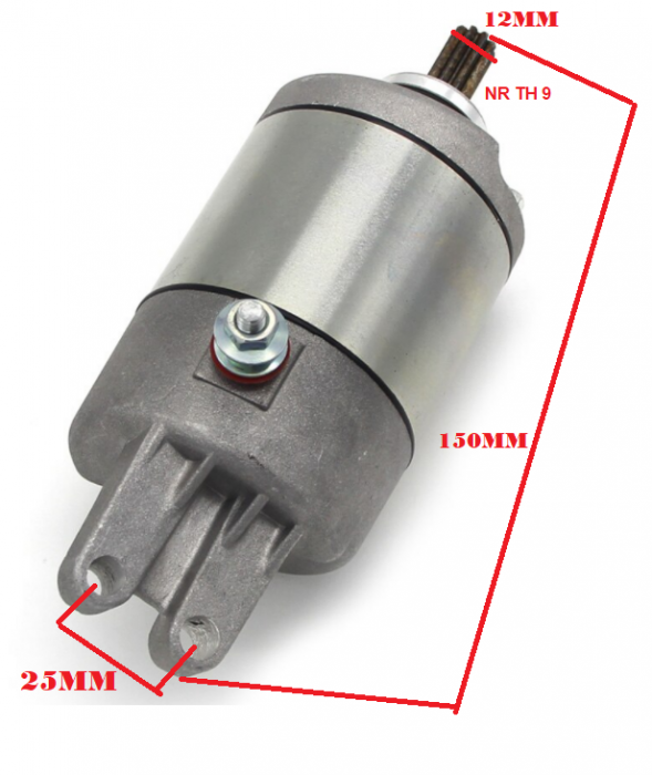 ELECTROMOTOR KTM EXC 400 / 450 / 520 / 525 1997-2005 POLARIS ATV OUTLAW 525 / BETA 400, 450 - 4T [4]