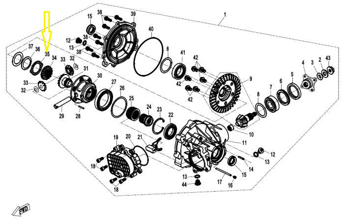 SAIBA FICTIUNE GRUP SATELITI DREAPTA CF MOTO 500/600/625/800/1000 11-22 [2]