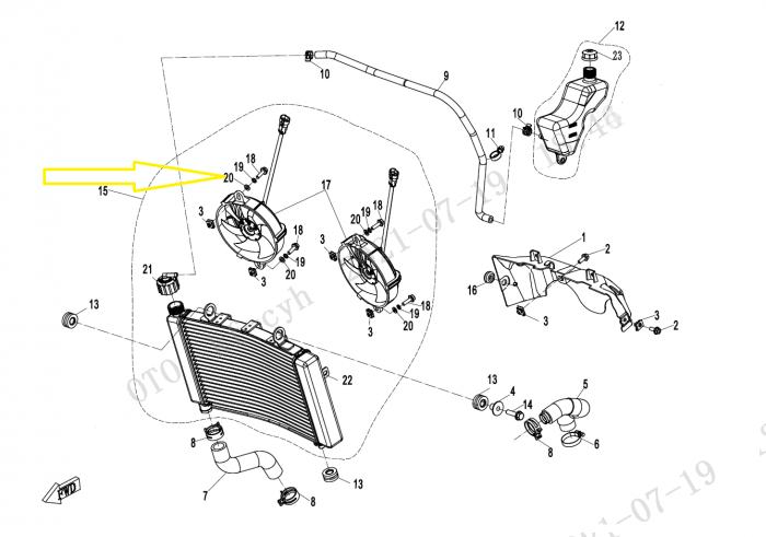 SAIBA PRINDERE VENTILATOR CF MOTO [2]