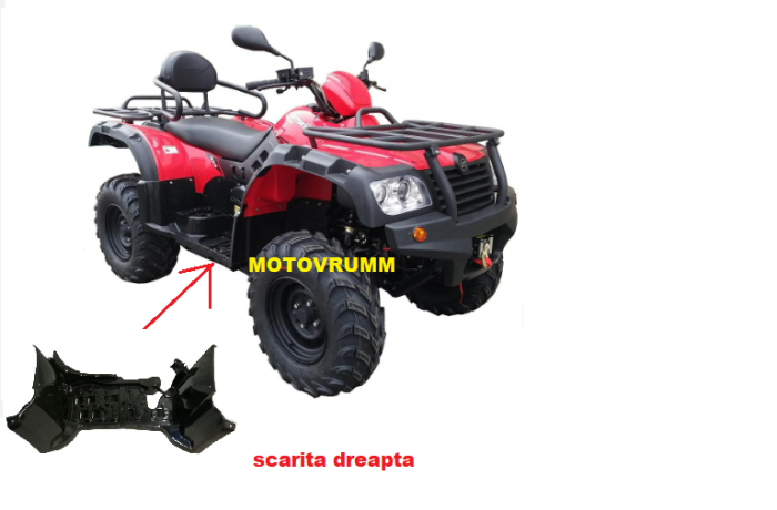 SCARITA DREAPTA CFMOTO 500 2011-2015 [3]
