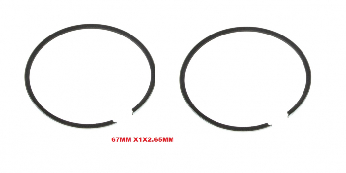 SEGMENTI HONDA CR 250 86-96 2T 67MM X1X2.65 [1]