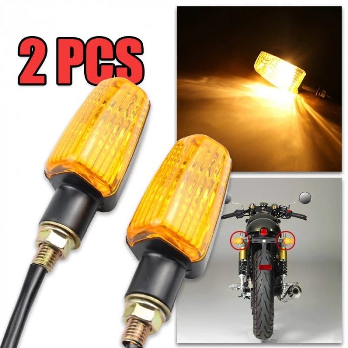 SEMNALIZARI MOTO / ATV CU BEC ORANGE UNIVERSALE [6]