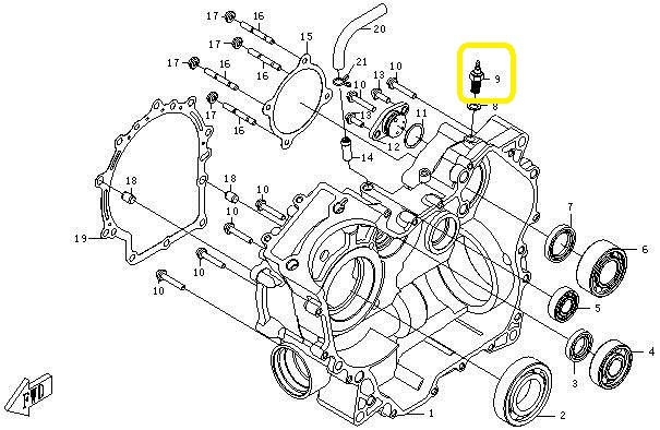 SENZOR MARSALIER CFMOTO ATV / SSV / UTV 500/625 2007-2016 [2]