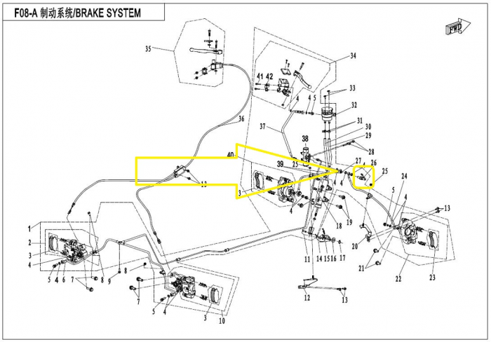 SENZOR STOP FRANA CFMOTO (euro 4) 400/450/500/600/625/800/1000 [3]