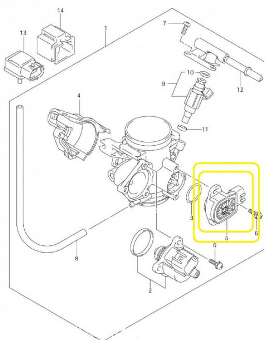 SENZOR TPS SUZUKI KINGQUAD 700/750 2005-2022 [2]