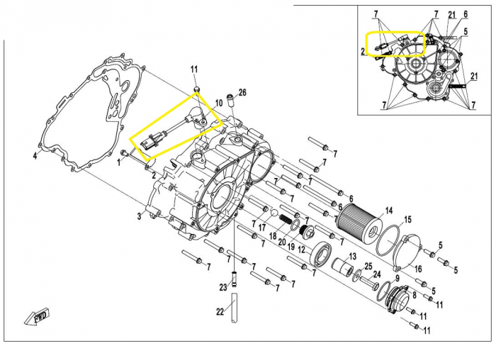 SENZOR TURATIE CFMOTO 400/450/520/550/600/800/1000 2012-2024 [3]