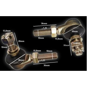 Set Capeti bara stanga-dreapta M10x1.25 ATV 110/200  Bashan 110, 150, 200 CC [3]