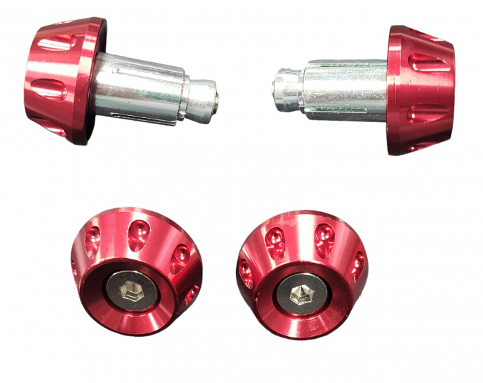 SET CAPETI GHIDON MOTO / ATV / QUAD ( ROSU ) [1]