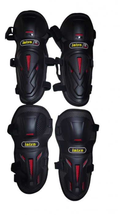 SET GENUNCHERE+COTIERE MOTO UNIVERSALE REGLABILE [1]