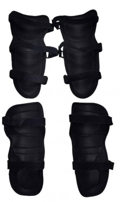 SET GENUNCHERE+COTIERE MOTO UNIVERSALE REGLABILE [3]