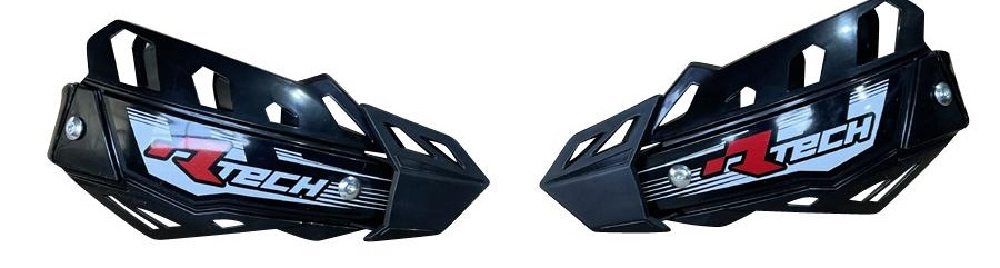 SET HANDGUARD RACETECH (RTECH) FLX ATV/QUAD BLACK [2]