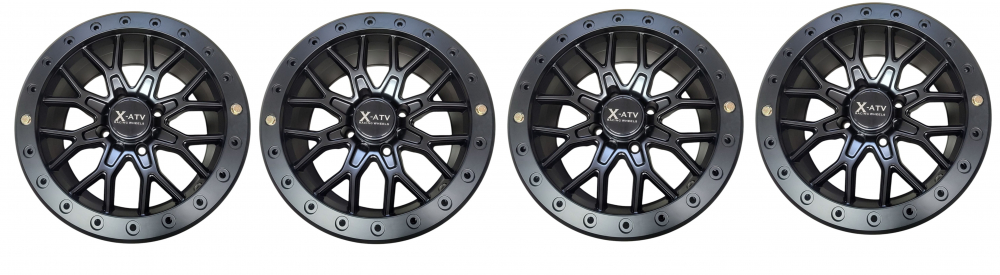SET JANTE BEADLOCK CFMOTO , YAMAHA , SUZUKI , KAWASAKI 4X110 / 14 [2]