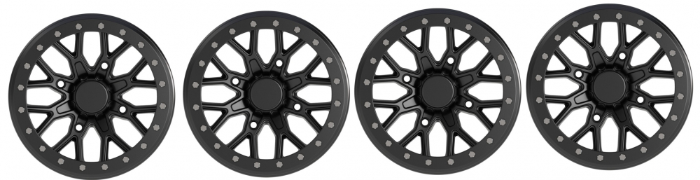 SET JANTE BEADLOCK CFMOTO , YAMAHA , SUZUKI , KAWASAKI 4X110 / 14 [3]