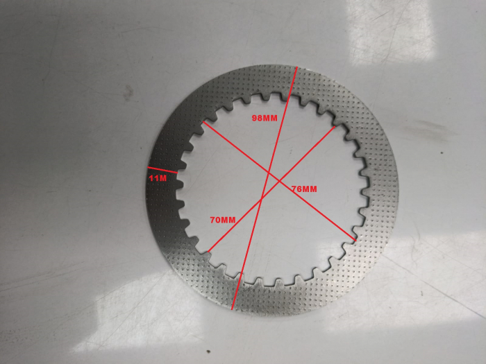 Set lamele  Ambreaj Kawasaki/Suzuki 9 lamele [3]