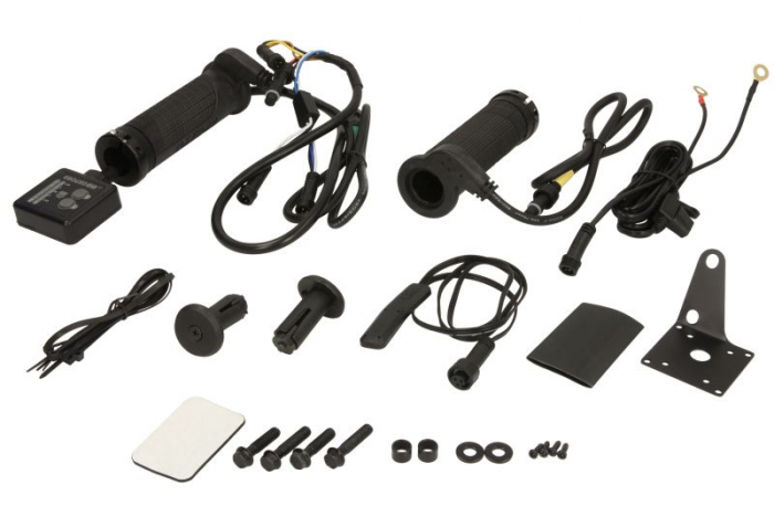SET MANSOANE SI ACCELERATIE ÎNCĂLZITE HOTGRIPS EVO ATV (TERMOSTAT) [1]