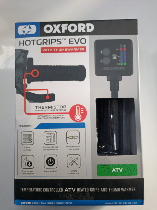 SET MANSOANE SI ACCELERATIE ÎNCĂLZITE HOTGRIPS EVO ATV (TERMOSTAT) [3]