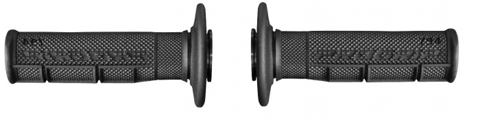 Set mansoane HIGH QUALITY PROGRIP OFF ROAD (22 + 25MM, LUNGIME 115MM) CULOARE NEGRU SOFT TOUCH [1]