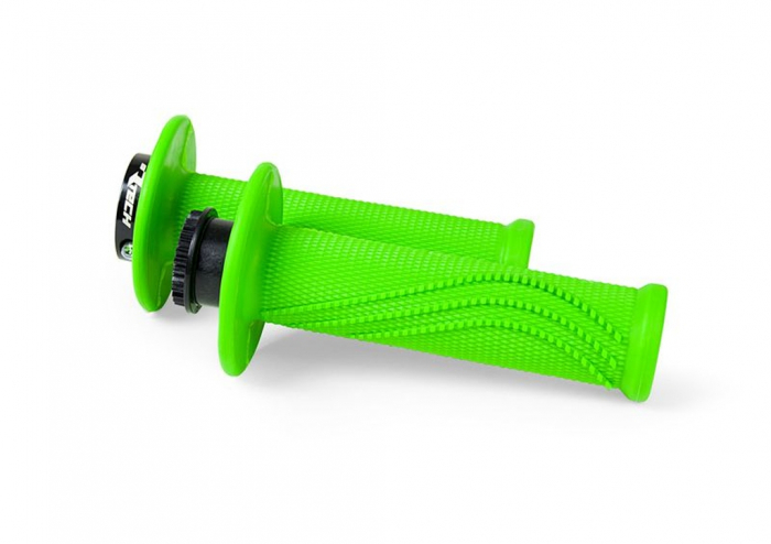 SET MANSOANE RACETECH VERDE NEON+8 ADAPTOARE  (22 + 25MM) [1]