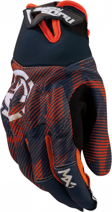SET MANUSI MOTO / ATV CU PROTECTII ORANGE / BLUE [1]