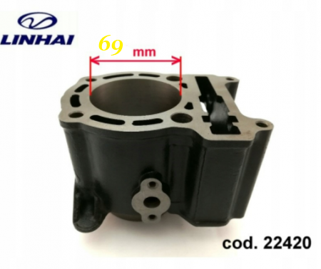 SET MOTOR LINHAI 260CC - KIT (PISTON+BOLT+SEGMENTI+SIGURANTE) 69MM [2]